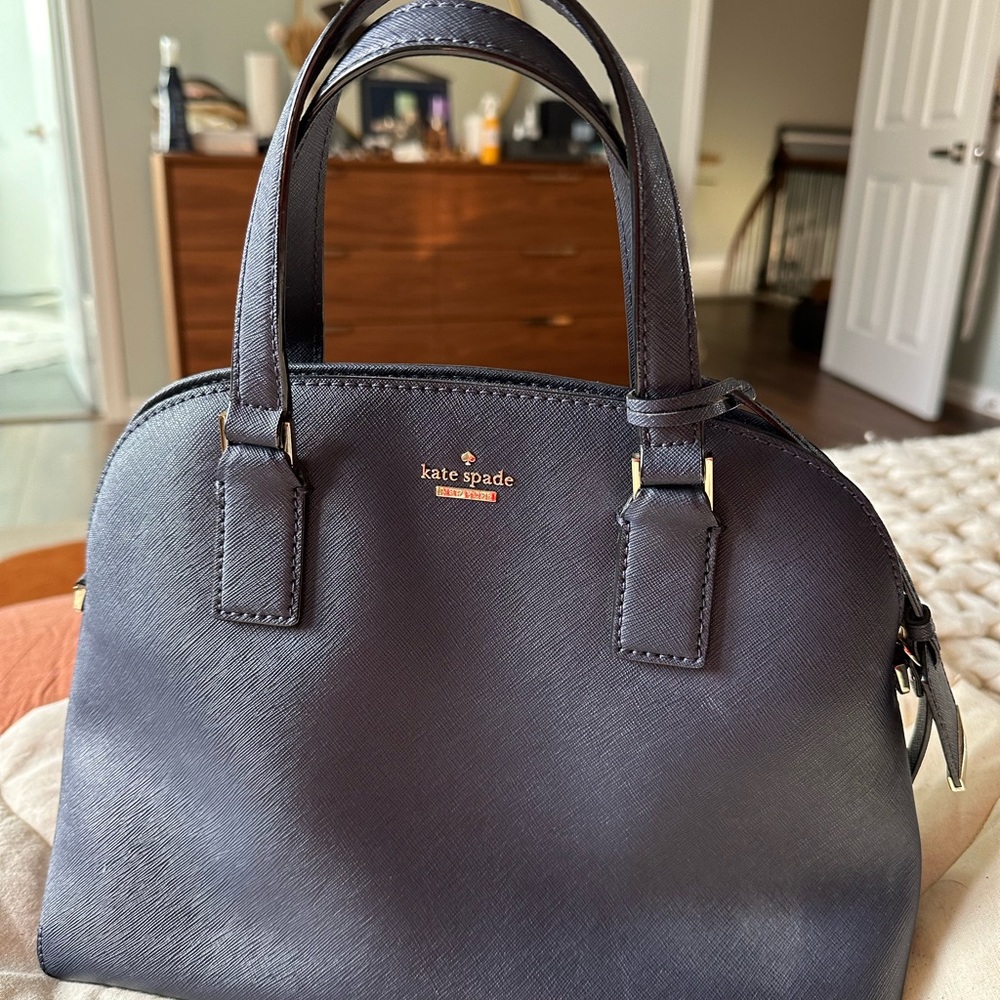SOLD Kate Spade ♠️ Navy blue purse - Picture 7 of 15